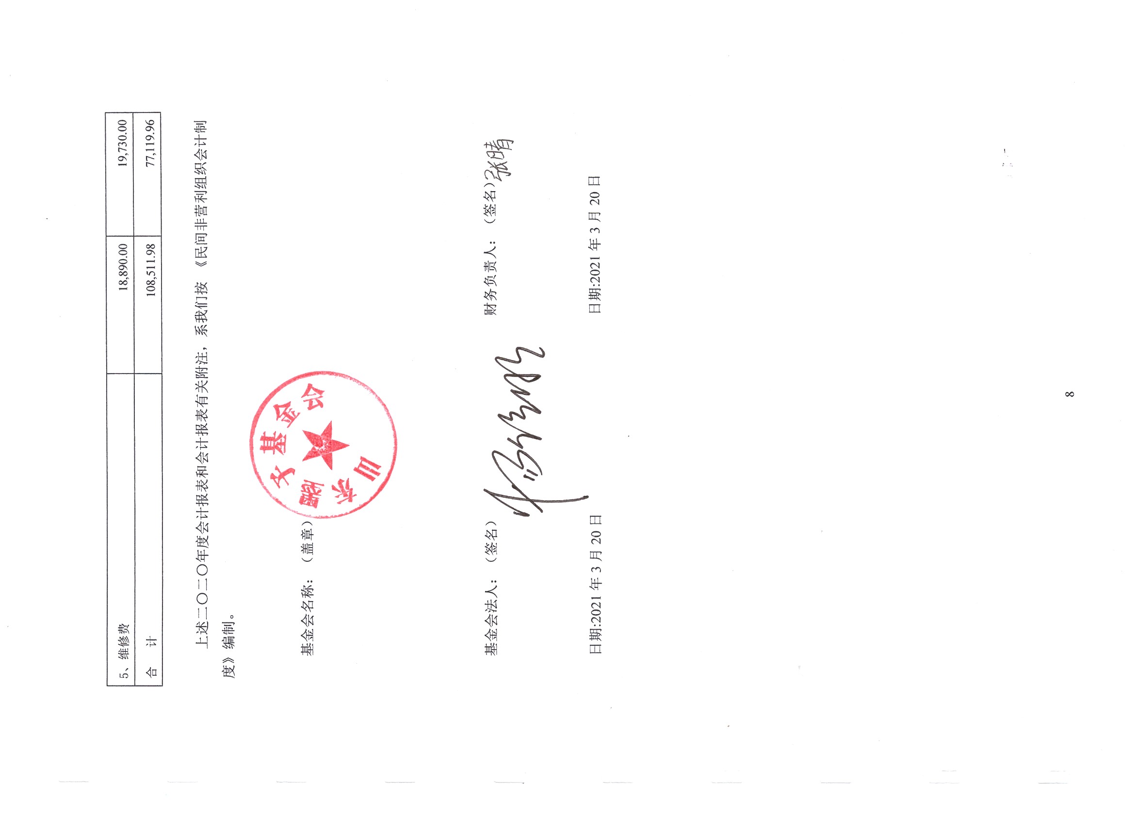 2020年度财务审计报告-山东墨子基金会-14